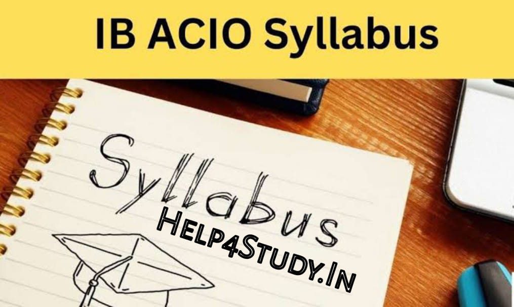 IB ACIO Syllabus 2023