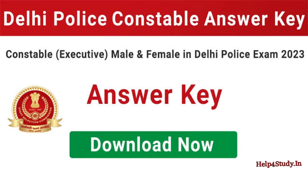 Delhi Police Answer Key out 2024,