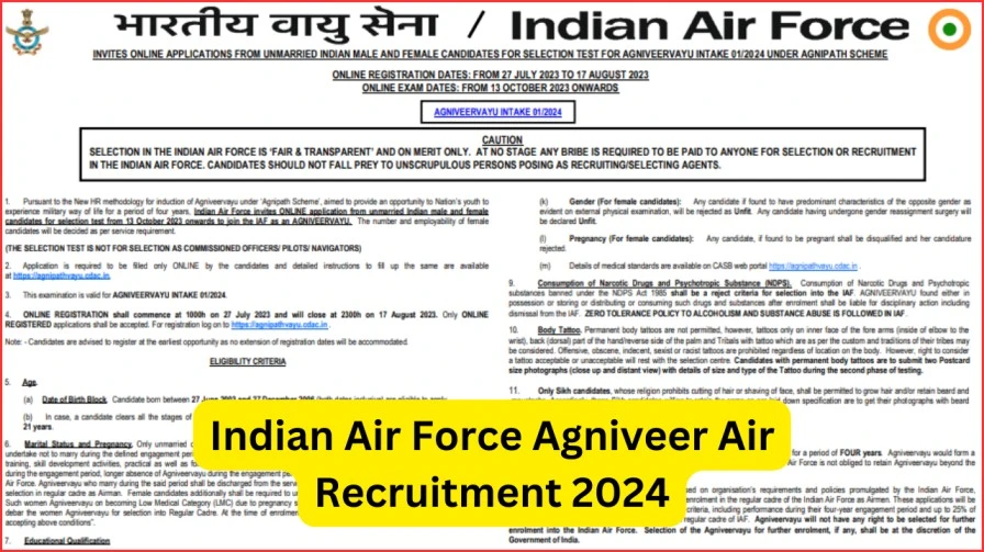 IAF Agniveer Vayu