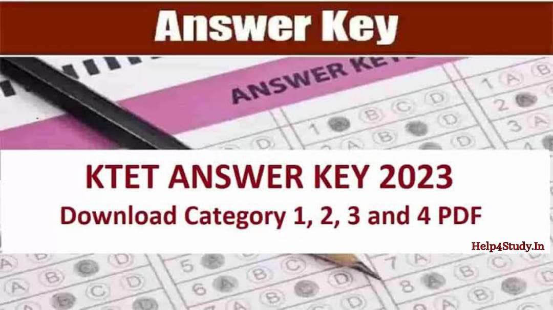 KTET Answer key 2023 OUT 